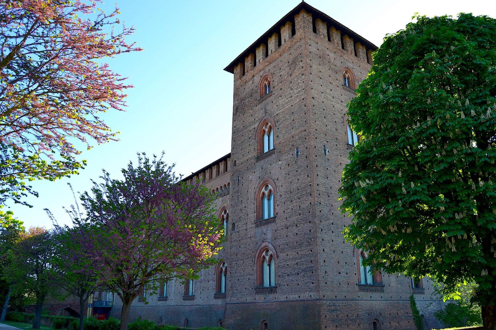 The Visconti Castle in Pavia, home to the civi museums