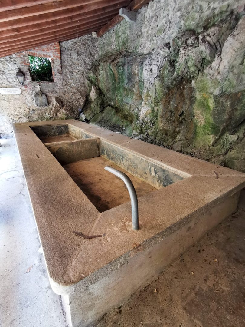 The ancient wash-house in Santa Maria del Monte near Varese