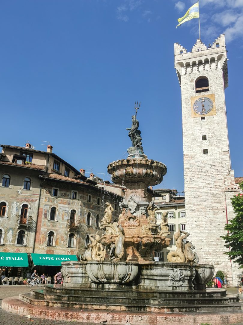The Fountain of Neptune in Trento