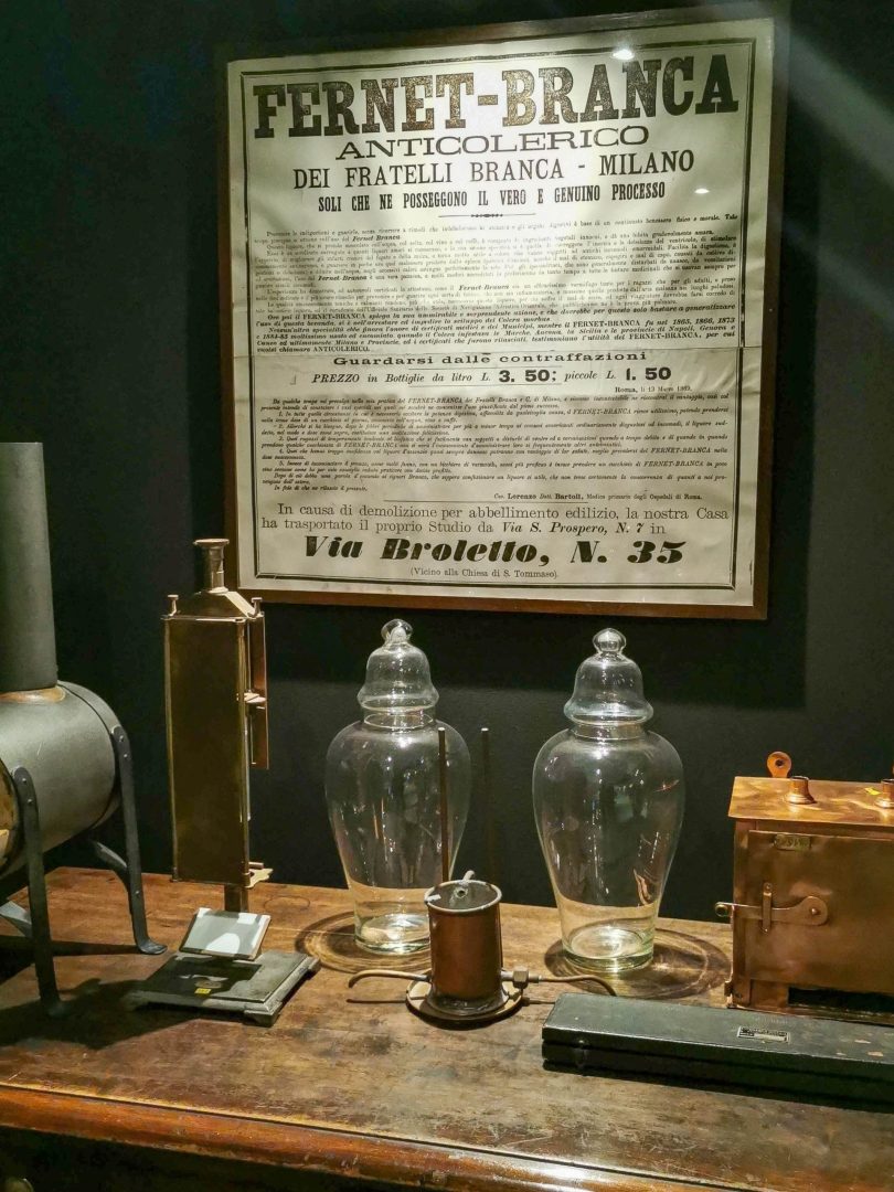 The Branca museum and distillery in Milan