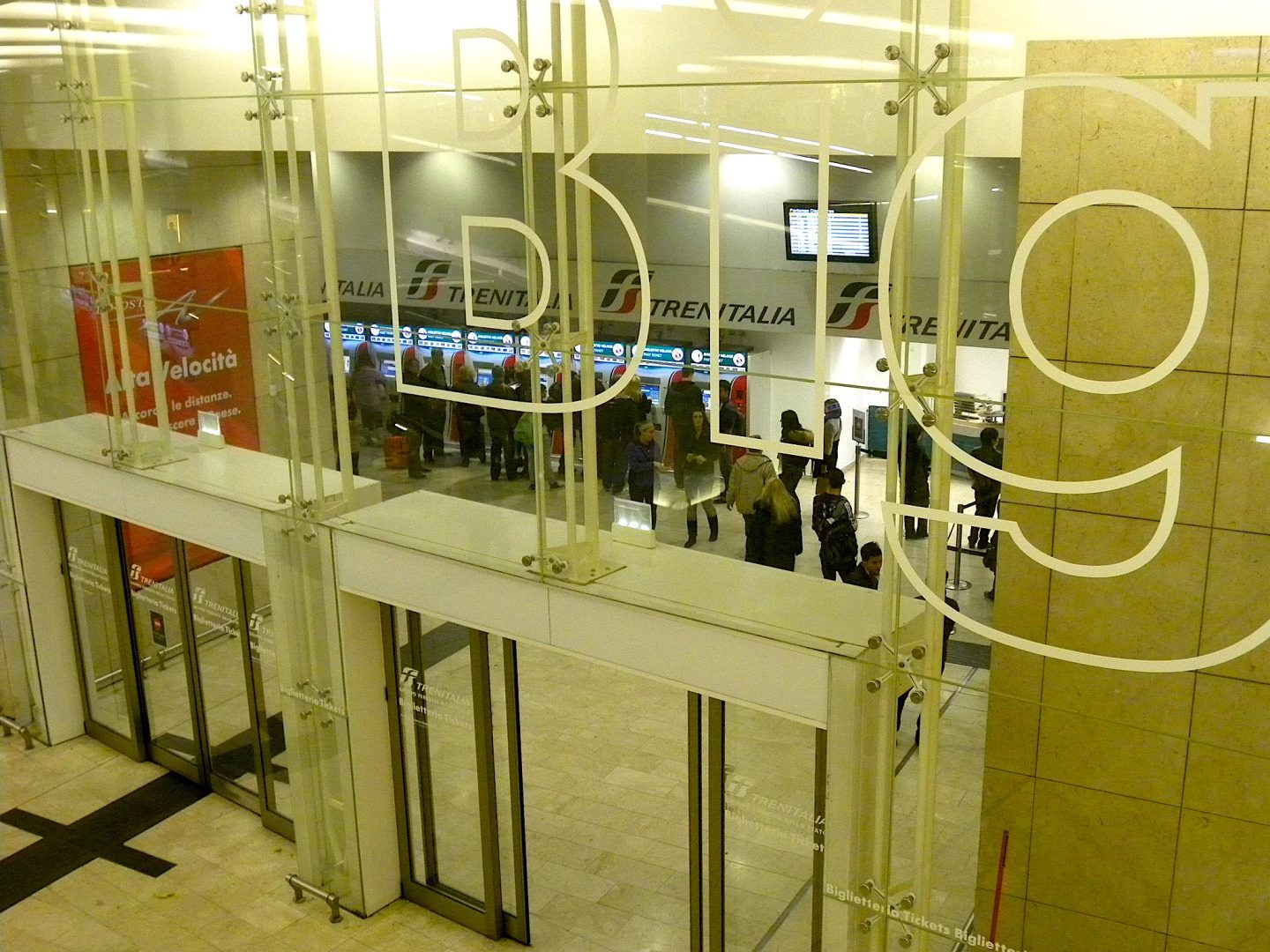 Ticket counter at Milan Central Station