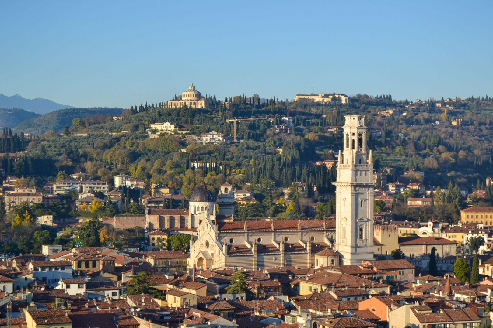 View from Tore dei Lamberti in Verona