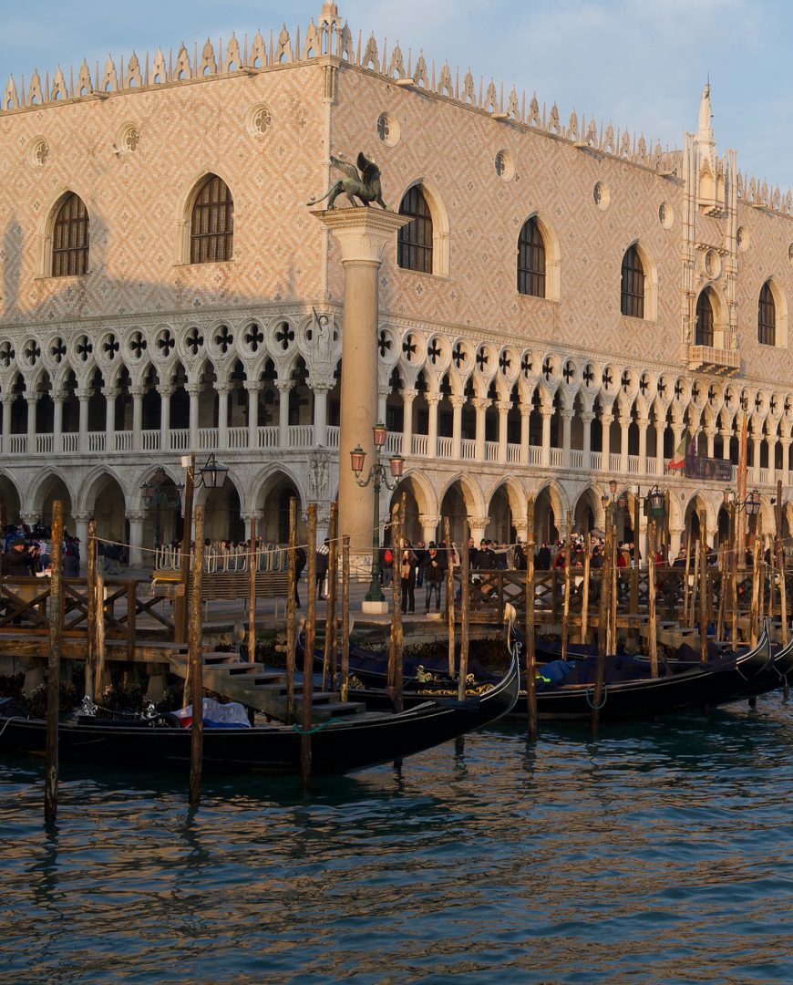 The Doge’s Palace in St. Mark’s Square, which used to be the seat of the government during the Venetian Republic